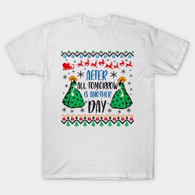 Gone With The Wind Ugly Christmas Sweater. After All Tomorrow Is Another Day. T-Shirt by KsuAnn